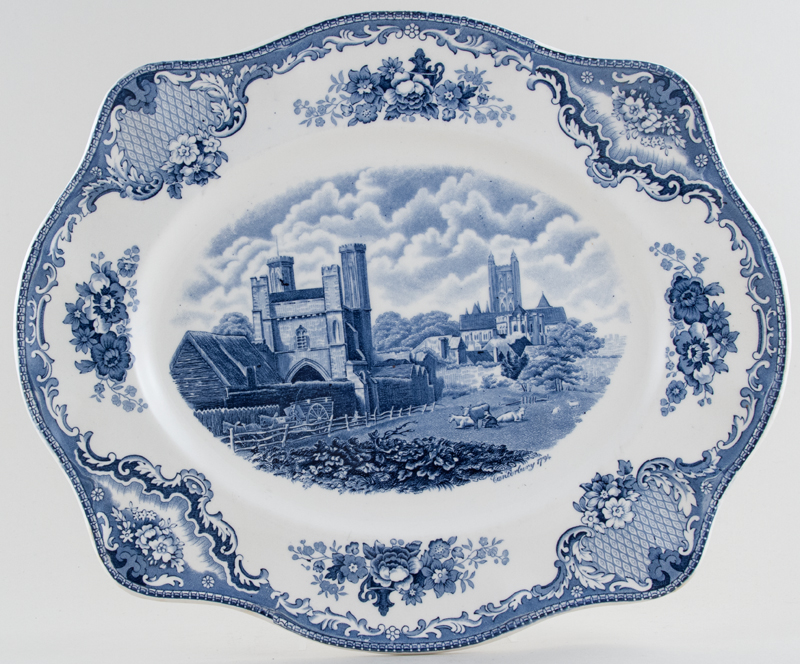 Meat Dish or Platter Canterbury c1930